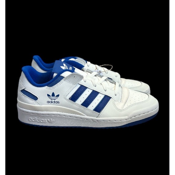 Size 10 - Adidas Forum CL Low White Royal Blue main image 6